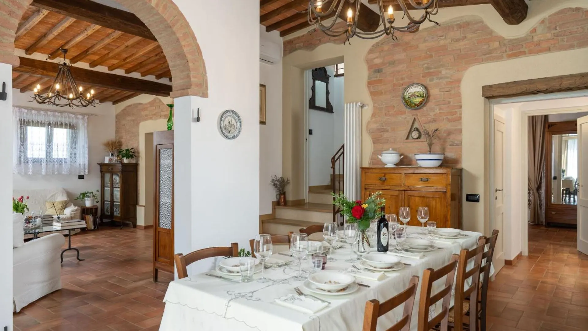 La Capanna Di Elfo Luxury Villa View Siena Italien