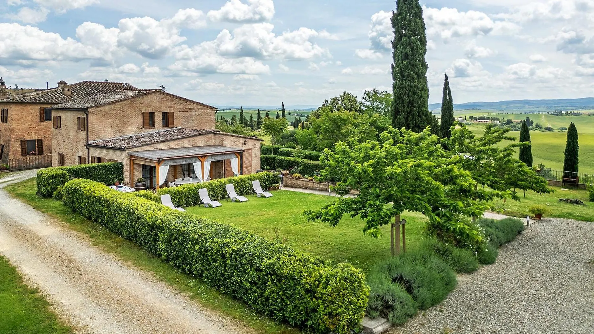 La Capanna Di Elfo Luxury Villa View Siena Italien
